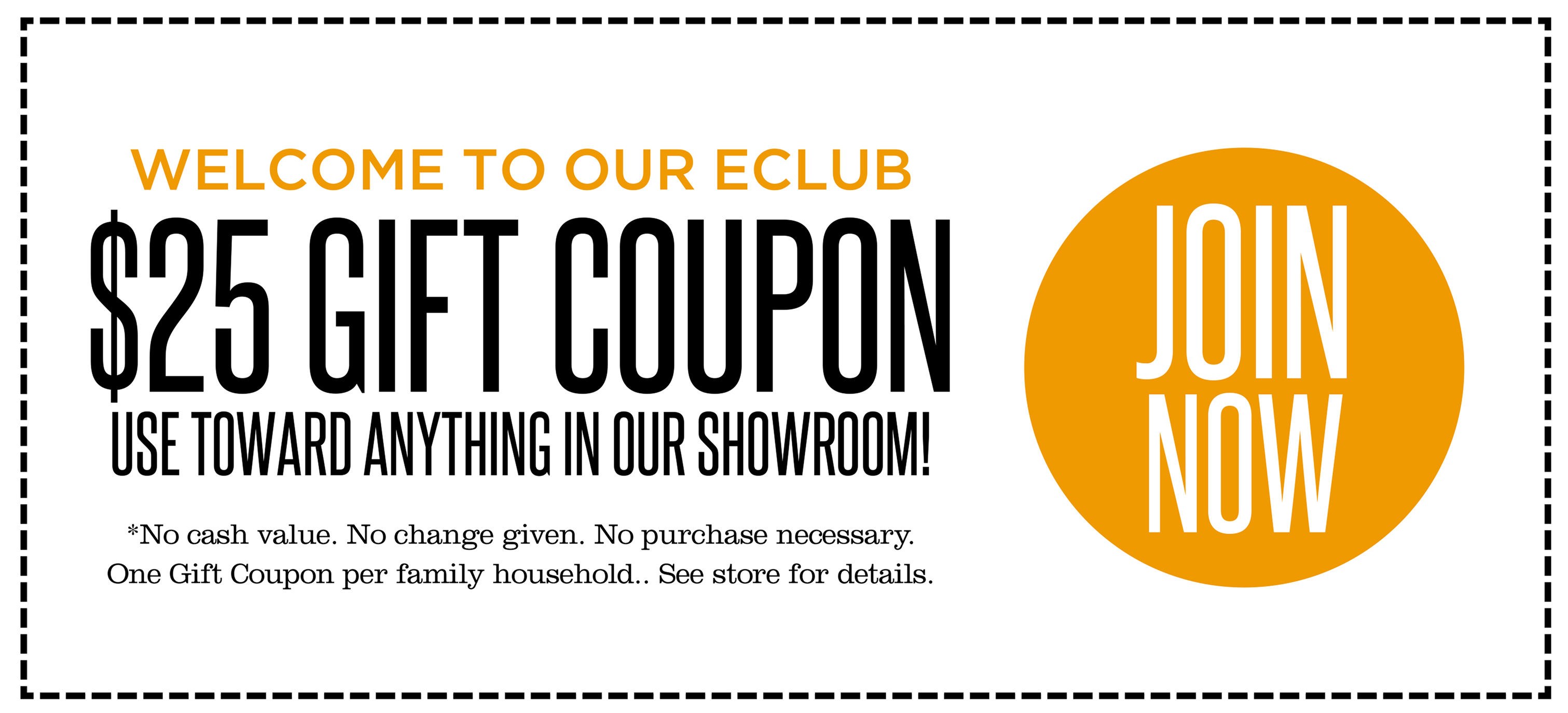 25 Gift coupon